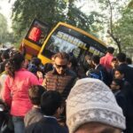 Photo of पठानकोट: बच्चों से भरी स्कूल बस खड्डे में गिरी
