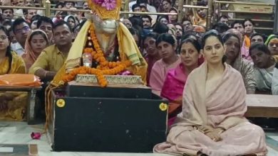 Photo of कथाकार जया किशोरी ने महाकाल के दर्शन कर भस्म आरती में हुईं शामिल