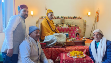 Photo of स्वामी अविमुक्तेश्वरानंद ने खरशाली में की मां यमुना की पूजा, मुखबा हुए रवाना..