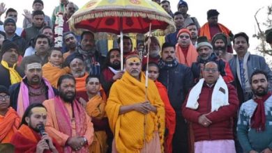 Photo of गंगा पूजन के साथ स्वामी अविमुक्तेश्वरानंद ने शुरू की शीतकालीन चारधाम यात्रा