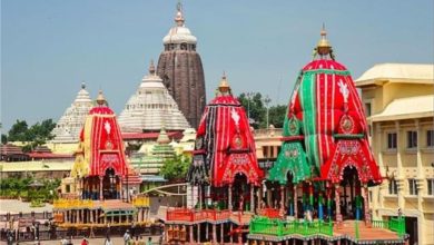 Photo of श्री जगन्नाथ मंदिर के इष्ट देवों को चढ़ाया गया ‘पाहिली भोग’