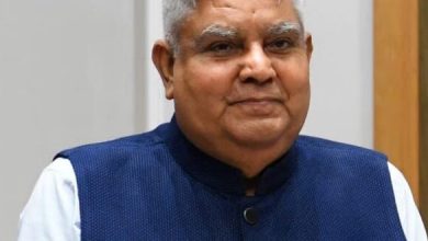 Photo of आज तेलंगाना दौरे पर रहेंगे उपराष्ट्रपति धनखड़