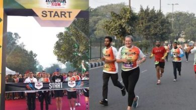 Photo of दिल्ली के जवाहरलाल नेहरू स्टेडियम में हुई इंडियन आर्मी वेटरन्स हाफ मैराथन