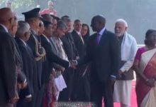 Photo of भारत दौरे पर पहुंचे केन्याई प्रेसीडेंट का राष्ट्रपति भवन में हुआ औपचारिक स्वागत