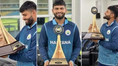 Photo of विजय हजारे ट्रॉफी की विजेता हरियाणा टीम में चमके सोनीपत के हिमांशु राणा