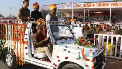 Photo of खंडवा : मंत्री डॉ. कुंवर विजय शाह ने ली परेड की सलामी