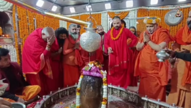 Photo of मध्यप्रदेश: बाबा महाकाल का आशीर्वाद लेकर अयोध्या रवाना हुए उज्जैन के साधु संत