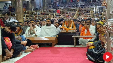 Photo of उज्जैन महाकाल :सुनील शेट्टी और मंत्री राकेश सिंह पहुंचे महाकाल के दरबार में…