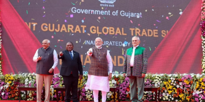 Photo of वाइब्रेंट गुजरात में पीएम मोदी ने किया ग्लोबल ट्रेड शो का उद्घाटन