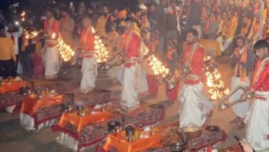 Photo of राममय हुईं रामगंगा, दीपोत्सव से जगमग हुआ तट