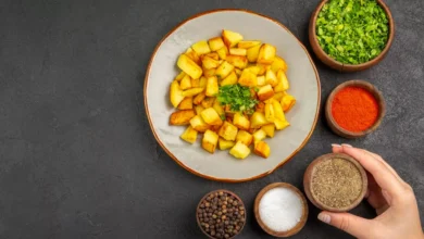 Photo of खाने के पहले सर्व करें तिल वाला शकरकंदी सलाद