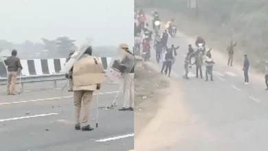 Photo of हिट एंड रन कानून के खिलाफ प्रदर्शन उग्र, मैनपुरी में ट्रक चालकों और पुलिस की झड़प