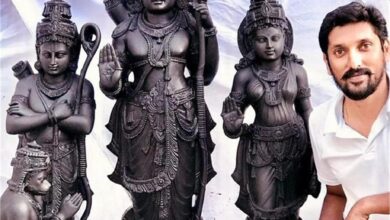 Photo of बेंगलुरु में रामलला के मूर्तिकार अरुण योगीराज का हुआ भव्य स्वागत