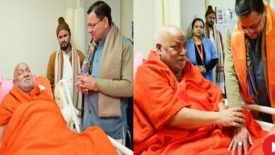 Photo of मैं स्वस्थ हूं – बोले स्वामी रामभद्राचार्य महाराज, सीएम धामी ने भी जाना उनका हाल
