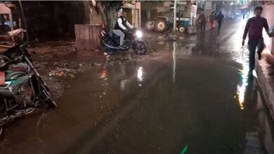 Photo of हाथरस : तेज बारिश से शहर में जलभराव