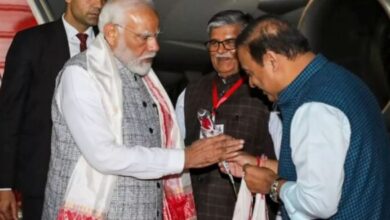 Photo of प्रधानमंत्री नरेन्द्र मोदी दो दिवसीय यात्रा पर पहुंचे असम