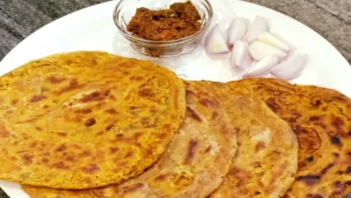 Photo of इस आसान रेसिपी से बनाए बेसन के पराठे