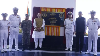 Photo of राजनाथ सिंह ने किया नौसेना के नए मुख्यालय का उद्घाटन