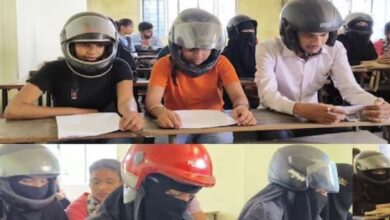 Photo of भारत का ऐसा कॉलेज, जहां हेलमेट पहन पढ़ाई करते हैं छात्र!