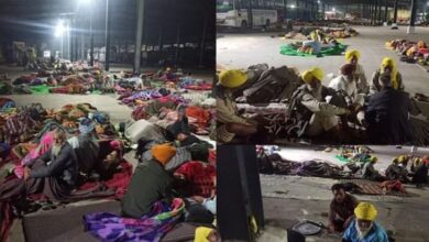 Photo of हरियाणा: पंजाब के आठ हजार से ज्यादा किसानों ने रोहतक में डाला डेरा