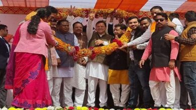 Photo of रुद्रपुर पहुंचे सीएम धामी का हुआ जोरदार स्वागत
