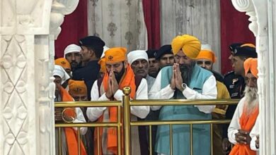 Photo of श्री नाडा साहिब गुरुद्वारा पहुंचे हरियाणा के सीएम नायाब सैनी