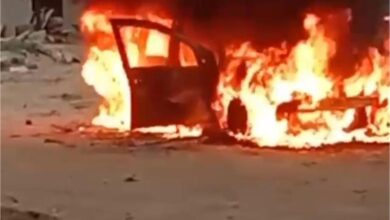 Photo of मध्य प्रदेश: भिंड में एक कार अचानक बनी आग का गोला…