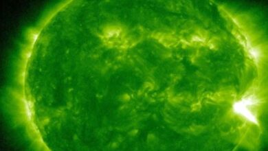 Photo of जब सूर्य से फूटने लगी तीव्र सौर ज्वाला, नासा ने एक द‍िन पहले कैप्‍चर की तस्‍वीर