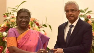Photo of राष्ट्रपति मुर्मु ने मॉरिशस के पीएम जगुनौथ को भेंट दी RuPay कार्ड