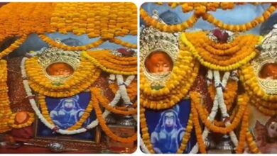 Photo of पटना महावीर मंदिर में हनुमानजी को पहनाया गया स्वर्ण मुकुट और हार, 12 लाख है कीमत