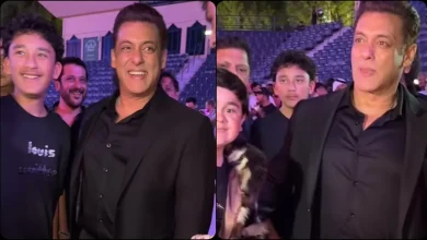 Photo of दुबई में संजय दत्त के बेटे से मिलकर Salman Khan ने दिया ऐसा रिएक्शन