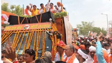 Photo of भाजपा प्रत्याशी स्मृति ईरानी का रोड शो शुरू