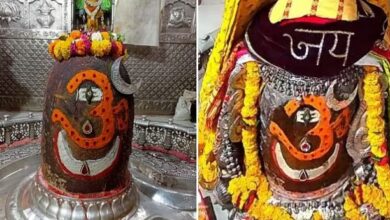 Photo of एमपी: भस्मारती में चंद्र, त्रिपुंड और ऊँ से सजे बाबा महाकाल