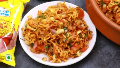 Photo of शाम की हल्की फुल्की भूख में बनाकर खाएं क्रिस्पी मैगी भेल