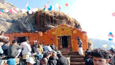 Photo of पंच केदार में चतुर्थ केदार रुद्रनाथ मंदिर के खुले कपाट