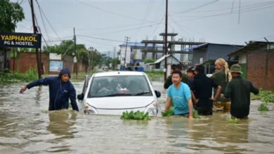 Photo of बाढ़ ने मणिपुर में मचाई तबाही, तीन लोगों की मौत और हजारों लोग प्रभावित