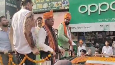 Photo of करनाल में सीएम सैनी और मनोहर लाल का रोड शो