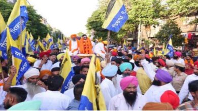 Photo of AAP राज्यसभा सदस्य राघव चड्ढा पहुंचे खन्ना, निकाला विशाल रोड शो