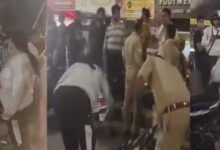 Photo of कानपुर: नशे में धुत महिला ने काटा हंगामा, पुलिस से भी धक्का मुक्की करते हुए अभद्रता की