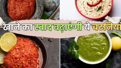 Photo of खाने का स्वाद बढ़ाने के लिए बनाएं ये चटनियां, जायके के साथ पाचन को भी मिलेगा बढ़ावा