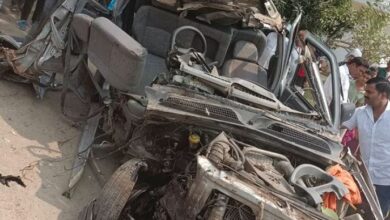 Photo of गोंडा: ट्रक की टक्कर से स्काॅर्पियो के परखचे उड़े, तीन की मौत