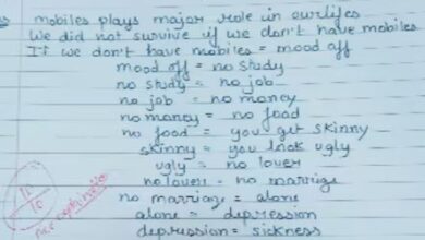 Photo of मोबाइल का क्या है इस्तेमाल? पूछा गया सवाल, इंग्लिश मीडियम छात्र ने दिया ऐसा जवाब
