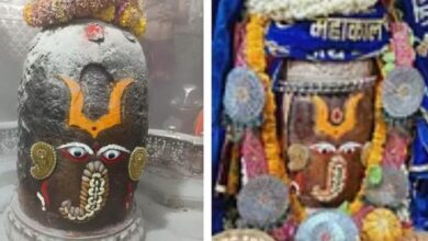 Photo of बाबा महाकाल का भस्मारती में श्री गणेश शृंगार, दर्शनकर श्रद्धालु दिखे खुश