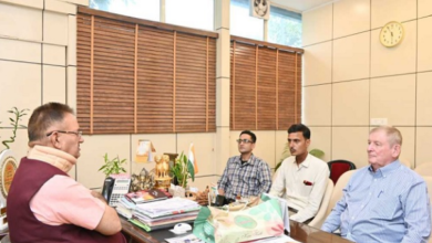 Photo of यूरेटेक इंडिया के चेयरमैन पीटर डांस ने कृषि मंत्री गणेश जोशी से की मुलाकात