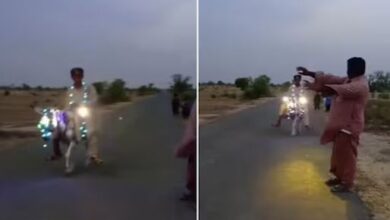 Photo of सिर्फ पाकिस्तान में ही हो सकता है ऐसा! ‘शाही सवारी’ पर निकला शख्स