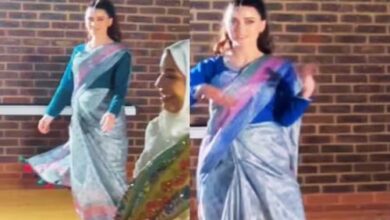 Photo of विलायती छोरी ने साड़ी में किया डांस, दिल हार गए भारतीय