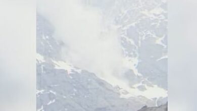 Photo of हिमालय क्षेत्र में हुआ हिमस्खलन, खाई में समाया बर्फ का गुबार