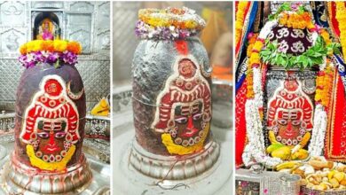 Photo of उज्जैन: जटाधारी स्वरूप में सजे बाबा महाकाल, भस्म आरती में भक्तों को दिए दर्शन