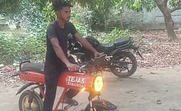Photo of जुगाड़ से बना दिया बिना डीजल-पेट्रोल वाली अनोखी बाइक, गजब है लुक