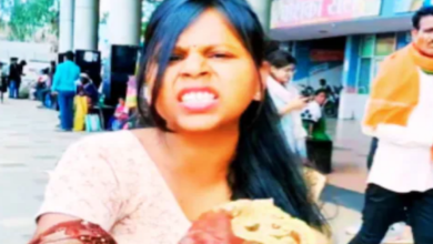 Photo of ‘खाओ ना चना, कौन किया है मना …’ हड़का-हड़काकर चने बेच रही है महिला